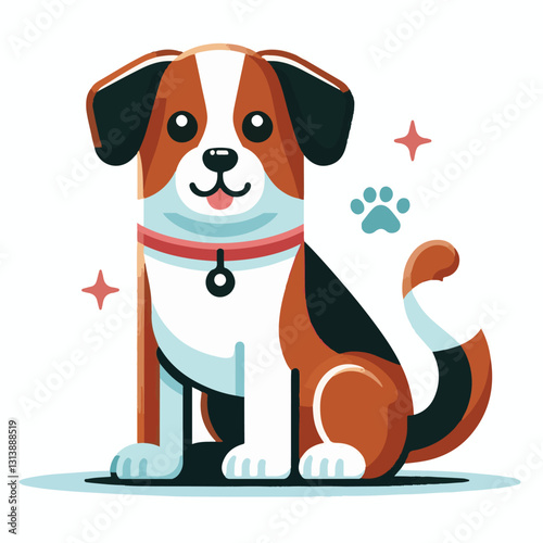 pet, happy, animal, dog, cute, puppy, domestic, adorable, portrait, canine, isolated, breed, looking, purebred, white, sitting, background, doggy, friendly, young, friendship, playful, mammal, pedigre
