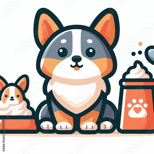 pet, happy, animal, dog, cute, puppy, domestic, adorable, portrait, canine, isolated, breed, looking, purebred, white, sitting, background, doggy, friendly, young, friendship, playful, mammal, pedigre