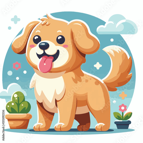 pet, happy, animal, dog, cute, puppy, domestic, adorable, portrait, canine, isolated, breed, looking, purebred, white, sitting, background, doggy, friendly, young, friendship, playful, mammal, pedigre