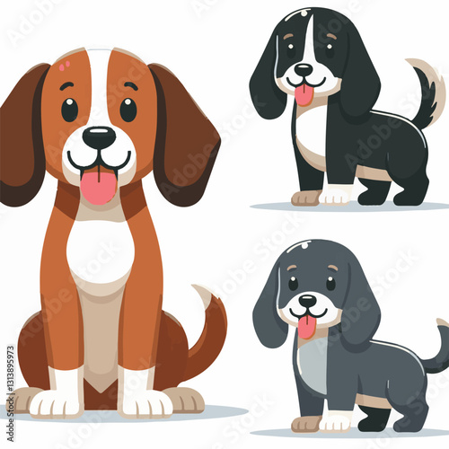 pet, happy, animal, dog, cute, puppy, domestic, adorable, portrait, canine, isolated, breed, looking, purebred, white, sitting, background, doggy, friendly, young, friendship, playful, mammal, pedigre