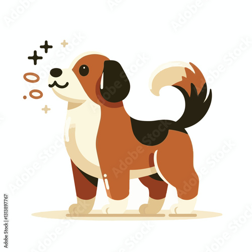 pet, happy, animal, dog, cute, puppy, domestic, adorable, portrait, canine, isolated, breed, looking, purebred, white, sitting, background, doggy, friendly, young, friendship, playful, mammal, pedigre