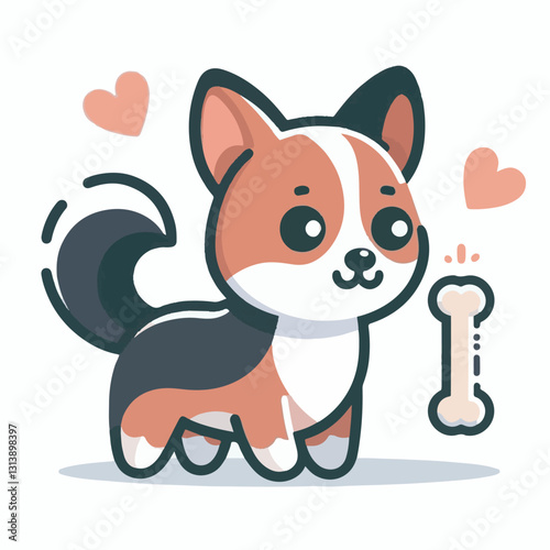 pet, happy, animal, dog, cute, puppy, domestic, adorable, portrait, canine, isolated, breed, looking, purebred, white, sitting, background, doggy, friendly, young, friendship, playful, mammal, pedigre