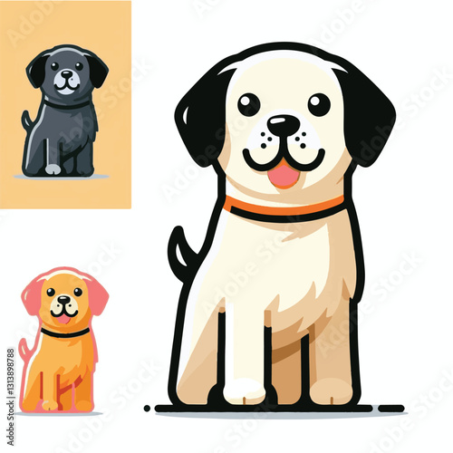 pet, happy, animal, dog, cute, puppy, domestic, adorable, portrait, canine, isolated, breed, looking, purebred, white, sitting, background, doggy, friendly, young, friendship, playful, mammal, pedigre