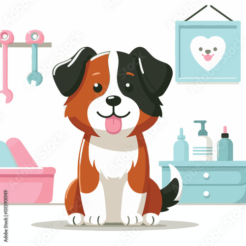 pet, happy, animal, dog, cute, puppy, domestic, adorable, portrait, canine, isolated, breed, looking, purebred, white, sitting, background, doggy, friendly, young, friendship, playful, mammal, pedigre