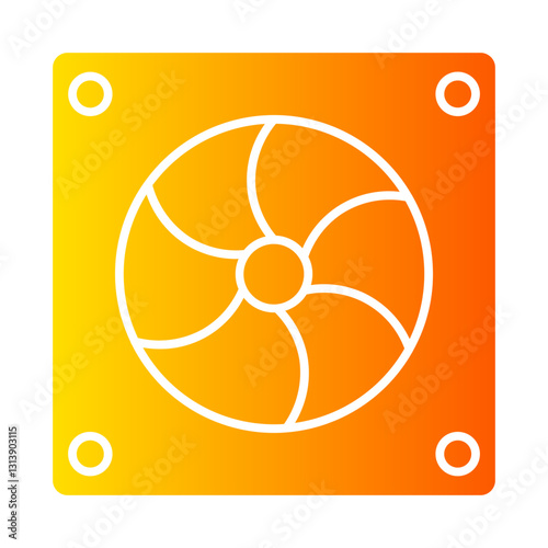 fan gradient icon
