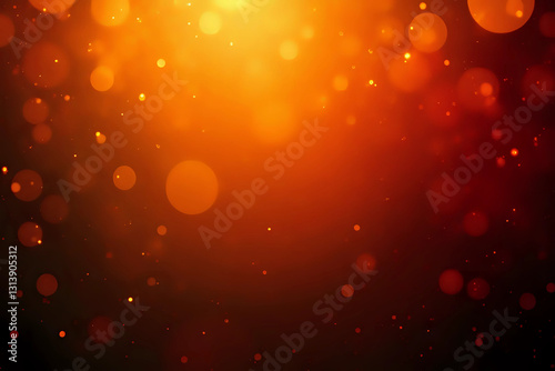Yellow burnt orange red fiery golden brown black abstract background for design. Color gradient. Colorful bright spots.