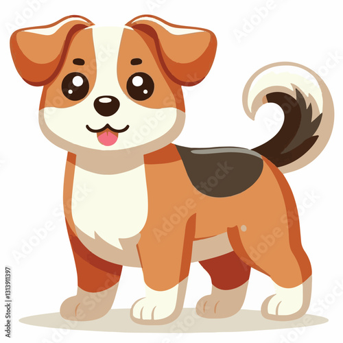 pet, happy, animal, dog, cute, puppy, domestic, adorable, portrait, canine, isolated, breed, looking, purebred, white, sitting, background, doggy, friendly, young, friendship, playful, mammal, pedigre
