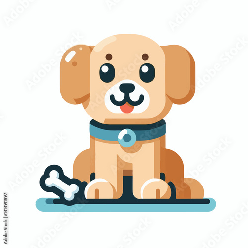pet, happy, animal, dog, cute, puppy, domestic, adorable, portrait, canine, isolated, breed, looking, purebred, white, sitting, background, doggy, friendly, young, friendship, playful, mammal, pedigre