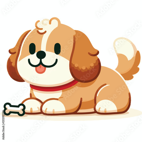 pet, happy, animal, dog, cute, puppy, domestic, adorable, portrait, canine, isolated, breed, looking, purebred, white, sitting, background, doggy, friendly, young, friendship, playful, mammal, pedigre