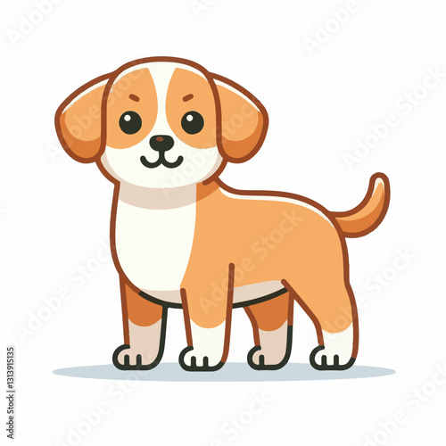pet, happy, animal, dog, cute, puppy, domestic, adorable, portrait, canine, isolated, breed, looking, purebred, white, sitting, background, doggy, friendly, young, friendship, playful, mammal, pedigre