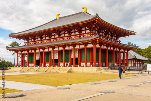 Obraz na płótnie Kofuku-ji temple in Nara, Japan w salonie
