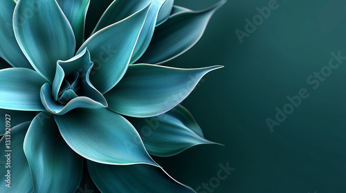 An artistic close up of a succulent flower on background ai generated