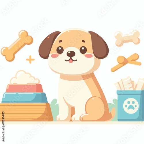 pet, happy, animal, dog, cute, puppy, domestic, adorable, portrait, canine, isolated, breed, looking, purebred, white, sitting, background, doggy, friendly, young, friendship, playful, mammal, pedigre