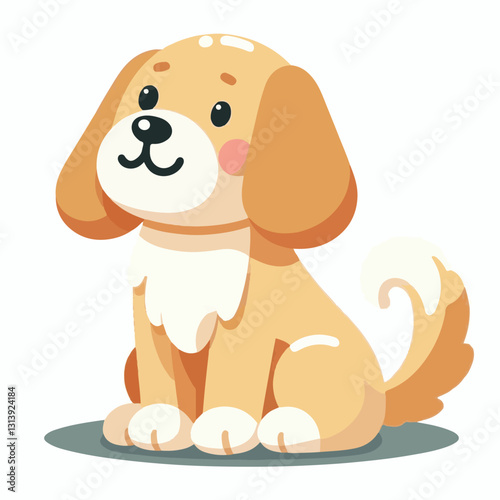 pet, happy, animal, dog, cute, puppy, domestic, adorable, portrait, canine, isolated, breed, looking, purebred, white, sitting, background, doggy, friendly, young, friendship, playful, mammal, pedigre