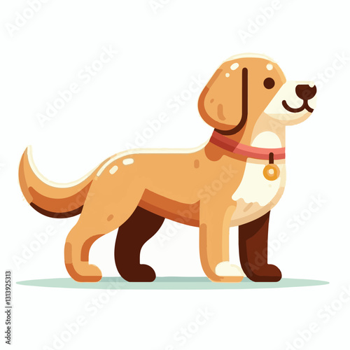 pet, happy, animal, dog, cute, puppy, domestic, adorable, portrait, canine, isolated, breed, looking, purebred, white, sitting, background, doggy, friendly, young, friendship, playful, mammal, pedigre