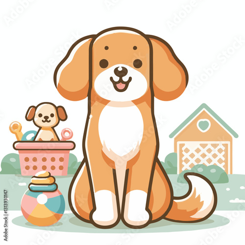 pet, happy, animal, dog, cute, puppy, domestic, adorable, portrait, canine, isolated, breed, looking, purebred, white, sitting, background, doggy, friendly, young, friendship, playful, mammal, pedigre