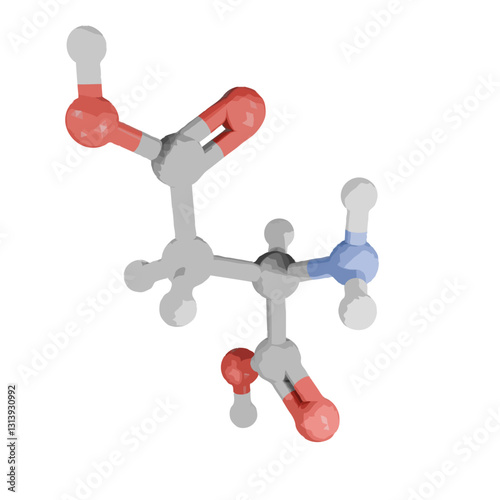 Organic molecule illustration