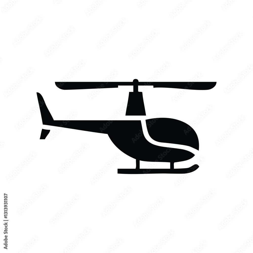 helicopter vector icon with whait background. helicopter vector icon with whait background.