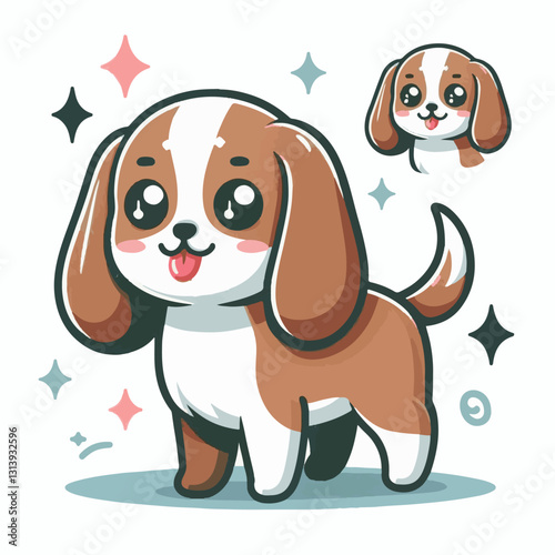 pet, happy, animal, dog, cute, puppy, domestic, adorable, portrait, canine, isolated, breed, looking, purebred, white, sitting, background, doggy, friendly, young, friendship, playful, mammal, pedigre