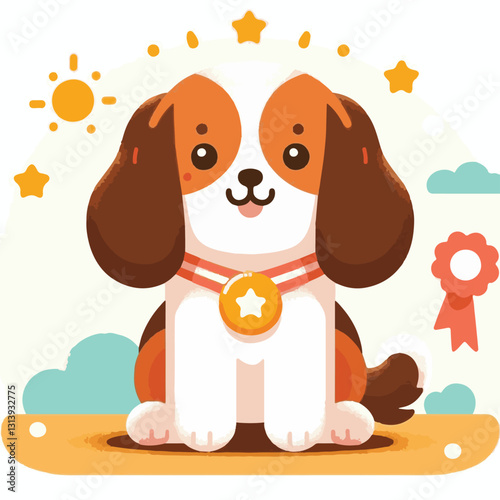 pet, happy, animal, dog, cute, puppy, domestic, adorable, portrait, canine, isolated, breed, looking, purebred, white, sitting, background, doggy, friendly, young, friendship, playful, mammal, pedigre