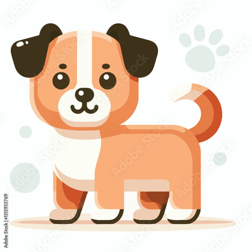pet, happy, animal, dog, cute, puppy, domestic, adorable, portrait, canine, isolated, breed, looking, purebred, white, sitting, background, doggy, friendly, young, friendship, playful, mammal, pedigre