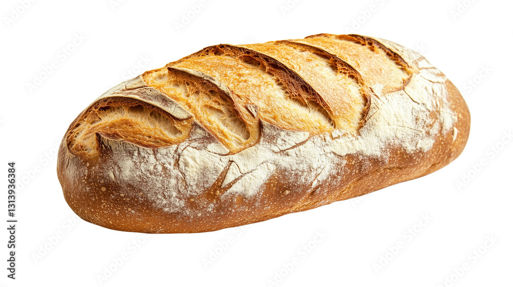 Rustic Artisan Sourdough Bread Loaf – Isolated on Transparent Background
Rustic Artisan Sourdough Bread Loaf – Isolated on Transparent Background