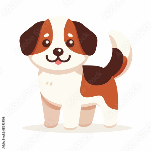 pet, happy, animal, dog, cute, puppy, domestic, adorable, portrait, canine, isolated, breed, looking, purebred, white, sitting, background, doggy, friendly, young, friendship, playful, mammal, pedigre