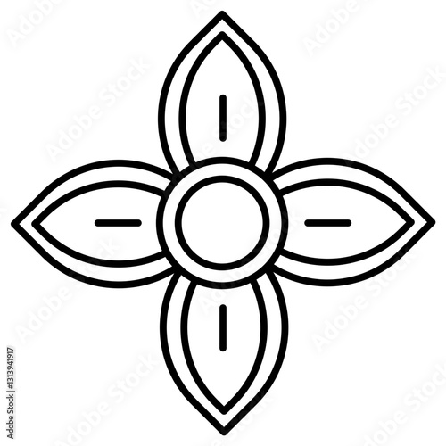 thai flower pattern
