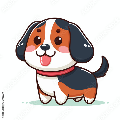 pet, happy, animal, dog, cute, puppy, domestic, adorable, portrait, canine, isolated, breed, looking, purebred, white, sitting, background, doggy, friendly, young, friendship, playful, mammal, pedigre