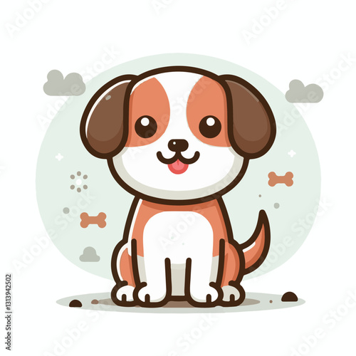 pet, happy, animal, dog, cute, puppy, domestic, adorable, portrait, canine, isolated, breed, looking, purebred, white, sitting, background, doggy, friendly, young, friendship, playful, mammal, pedigre