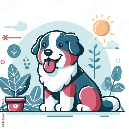 pet, happy, animal, dog, cute, puppy, domestic, adorable, portrait, canine, isolated, breed, looking, purebred, white, sitting, background, doggy, friendly, young, friendship, playful, mammal, pedigre