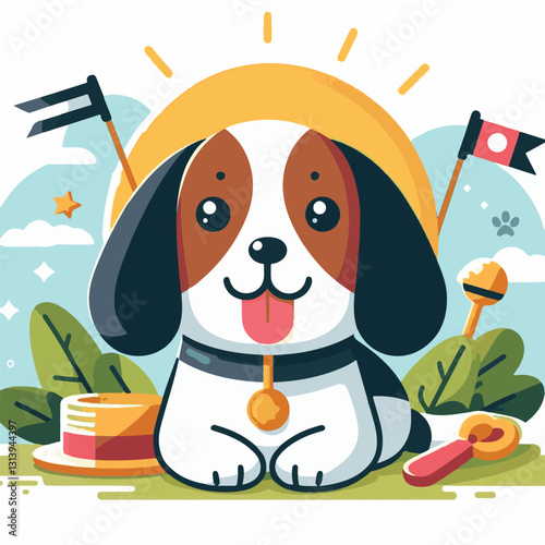 pet, happy, animal, dog, cute, puppy, domestic, adorable, portrait, canine, isolated, breed, looking, purebred, white, sitting, background, doggy, friendly, young, friendship, playful, mammal, pedigre