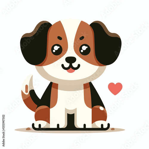 pet, happy, animal, dog, cute, puppy, domestic, adorable, portrait, canine, isolated, breed, looking, purebred, white, sitting, background, doggy, friendly, young, friendship, playful, mammal, pedigre