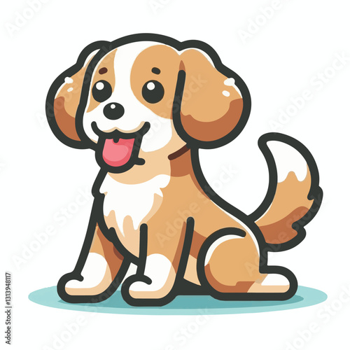 pet, happy, animal, dog, cute, puppy, domestic, adorable, portrait, canine, isolated, breed, looking, purebred, white, sitting, background, doggy, friendly, young, friendship, playful, mammal, pedigre