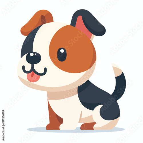 pet, happy, animal, dog, cute, puppy, domestic, adorable, portrait, canine, isolated, breed, looking, purebred, white, sitting, background, doggy, friendly, young, friendship, playful, mammal, pedigre