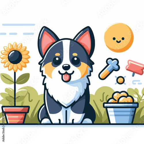 pet, happy, animal, dog, cute, puppy, domestic, adorable, portrait, canine, isolated, breed, looking, purebred, white, sitting, background, doggy, friendly, young, friendship, playful, mammal, pedigre