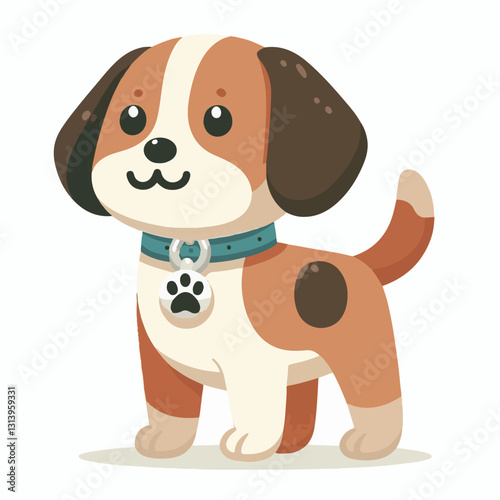 pet, happy, animal, dog, cute, puppy, domestic, adorable, portrait, canine, isolated, breed, looking, purebred, white, sitting, background, doggy, friendly, young, friendship, playful, mammal, pedigre