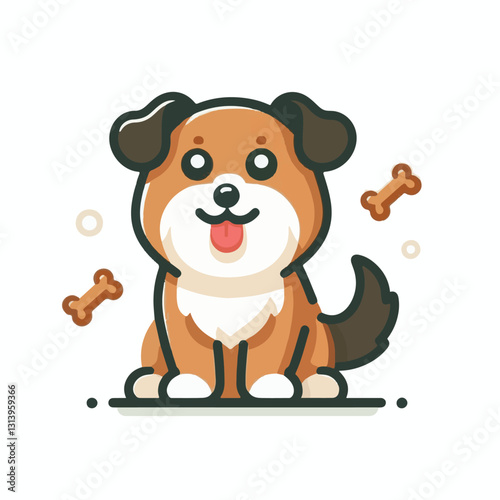 pet, happy, animal, dog, cute, puppy, domestic, adorable, portrait, canine, isolated, breed, looking, purebred, white, sitting, background, doggy, friendly, young, friendship, playful, mammal, pedigre