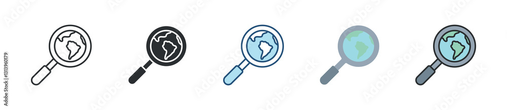 Analysis Icon Set Multiple Style Collection Analysis Icon Set Multiple Style Collection