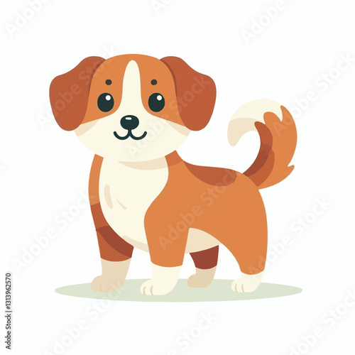 pet, happy, animal, dog, cute, puppy, domestic, adorable, portrait, canine, isolated, breed, looking, purebred, white, sitting, background, doggy, friendly, young, friendship, playful, mammal, pedigre