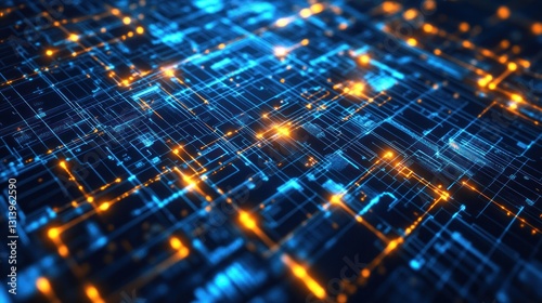 Abstract Circuit Board Network (2)