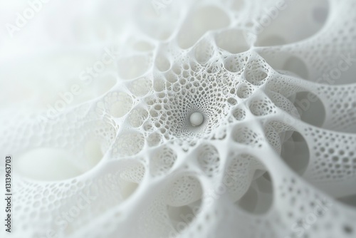 Explore an intricate white abstract texture featuring delicate patterns and a sense of depth, creating a serene and modern visual experience.