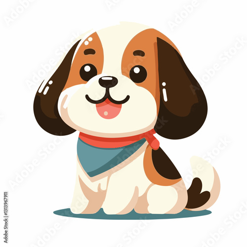 pet, happy, animal, dog, cute, puppy, domestic, adorable, portrait, canine, isolated, breed, looking, purebred, white, sitting, background, doggy, friendly, young, friendship, playful, mammal, pedigre