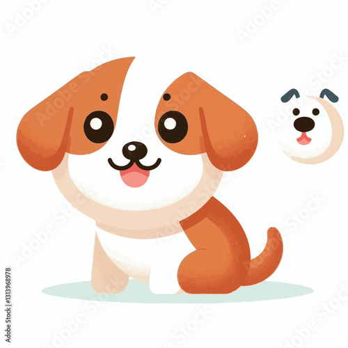 pet, happy, animal, dog, cute, puppy, domestic, adorable, portrait, canine, isolated, breed, looking, purebred, white, sitting, background, doggy, friendly, young, friendship, playful, mammal, pedigre