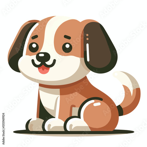 pet, happy, animal, dog, cute, puppy, domestic, adorable, portrait, canine, isolated, breed, looking, purebred, white, sitting, background, doggy, friendly, young, friendship, playful, mammal, pedigre