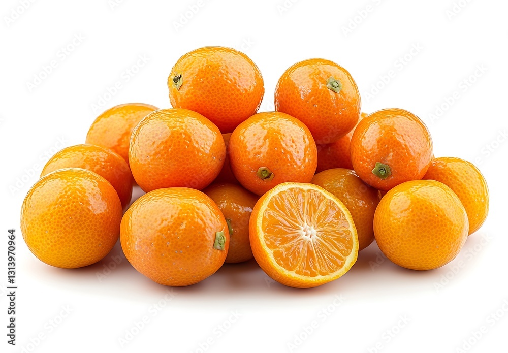 Fresh Juicy Kumquats Pile Citrus Fruit Healthy Food Fresh Juicy Kumquats Pile Citrus Fruit Healthy Food
