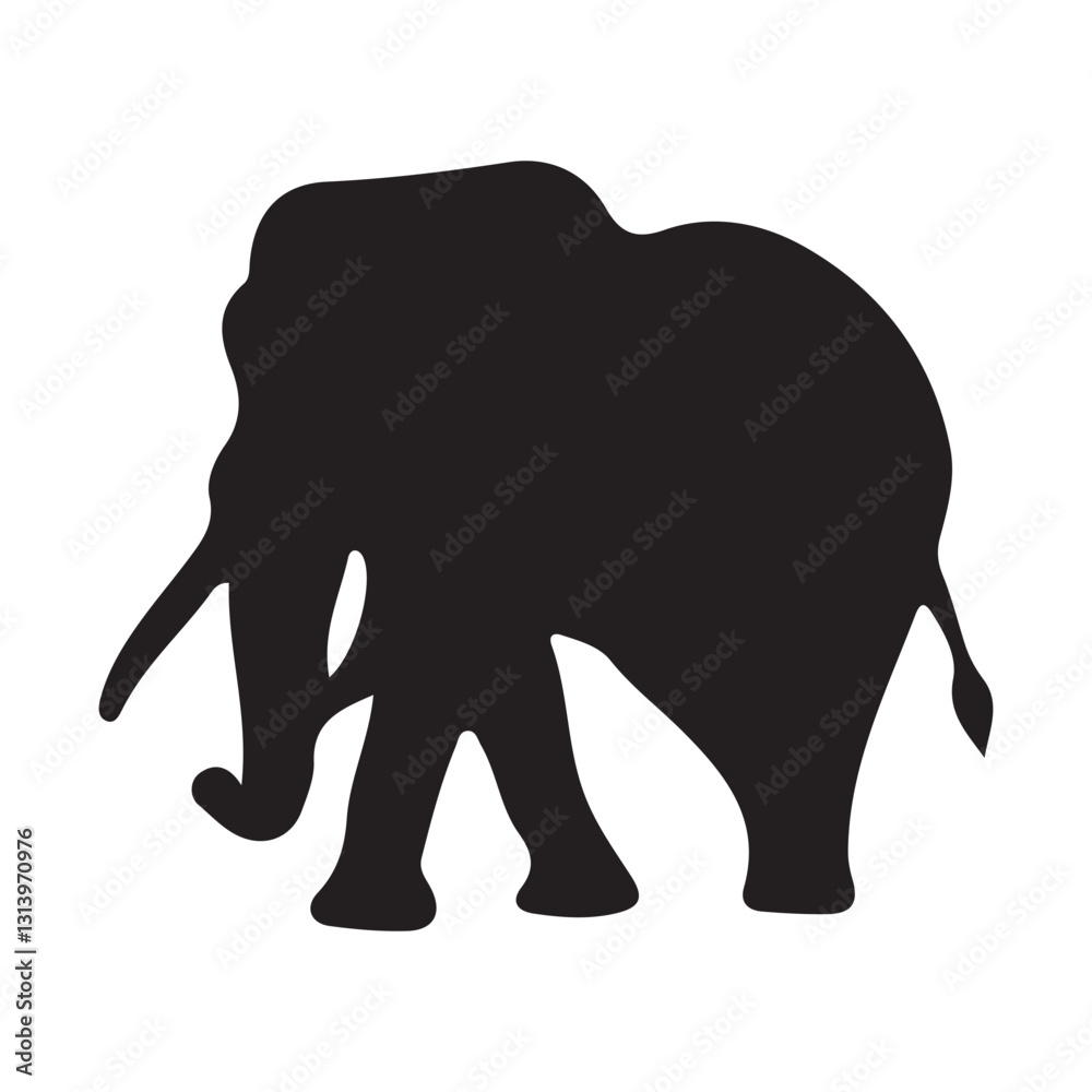 Obraz premium elephant silhouette