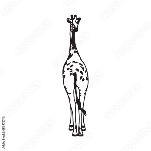 giraffe silhouette