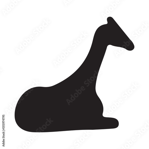 giraffe silhouette