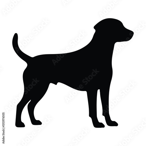 short legged dog silhouette